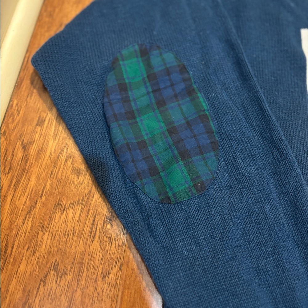 Vintage Players by Van Heusen Golf Sweater XL – Plaid Elbow Patches - Picture 4 of 12